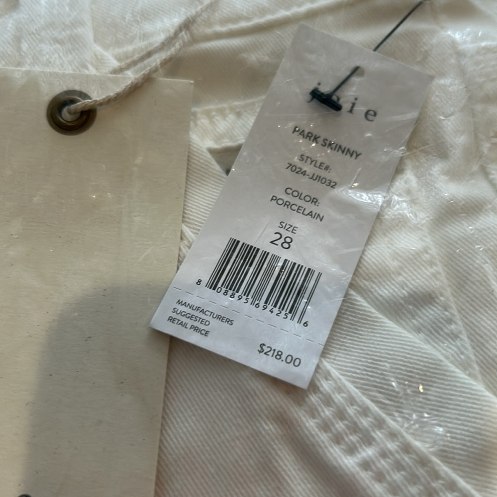 NWT JOIE Jeans Park Skinny Porcelain 28 - Picture 4 of 15